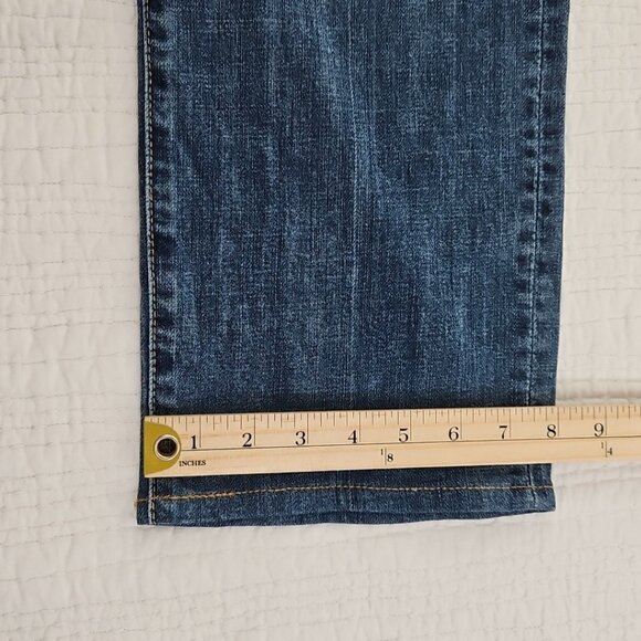 7 For All Mankind Standard Jeans Men's 36x30 Straight Leg Button Fly EUC Stretch - Picture 8 of 16